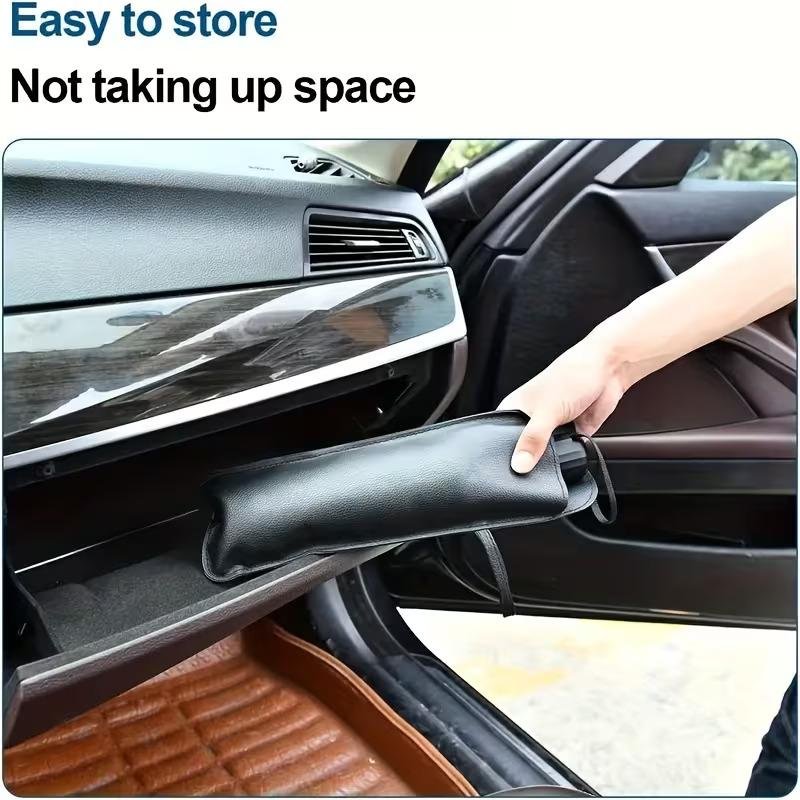 Nexura Foldable Car Windshield Sun Shade Umbrella - UV Block Front Window Sun Visor for Interior Protection - Image 3
