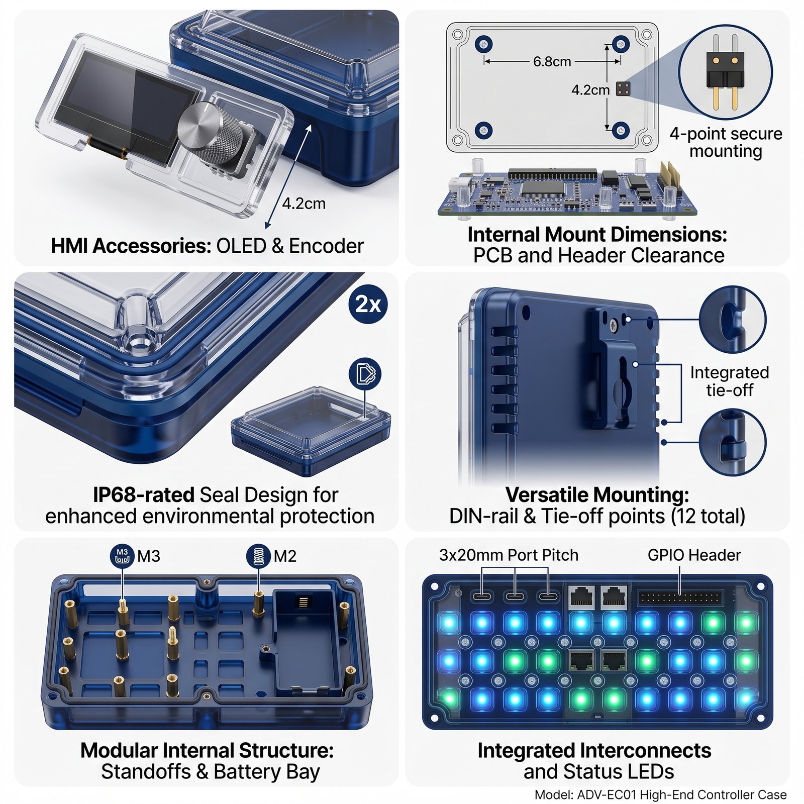 Nexura Seed Starter Tray Kit – 4 Pack Propagation Trays with 24 LED Grow Lights, Adjustable Timer & Humidity Dome - Image 6