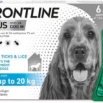 FRONTLINE Plus Flea & Tick Treatment for Medium Dogs - 6 Pipettes