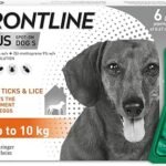 FRONTLINE Plus Flea & Tick Treatment for Small Dogs - 6 Pipettes