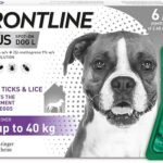 FRONTLINE Plus Flea & Tick Treatment for Large Dogs - 6 Pipettes